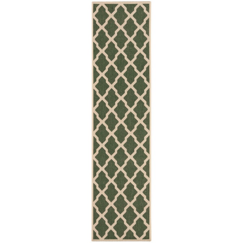 Ferrill Linden 100 Performance Geometric Rug, Runner 2'2" x 8'