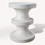 Spiral Occasional Table hand-moulded in Lime Plaster