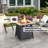 Fire Pit Table, 28-Inch Square 40,000 BTU Auto-Ignition Propane Gas Firepit With Waterproof Cover-1657333696