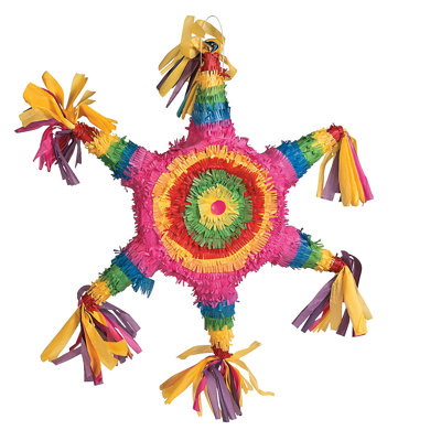 Pellegrino 1 Piece Disposable Paper Plastic Paper Birthday Pinata Disposable Party Supplies for Guests