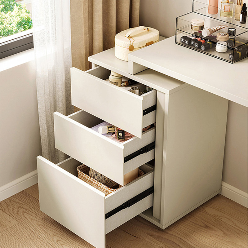 Makeup Vanity with Light mirror,3 drawers,1 chair