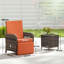 2 - Person Patio Dining Set with Square Table , Cushions Included