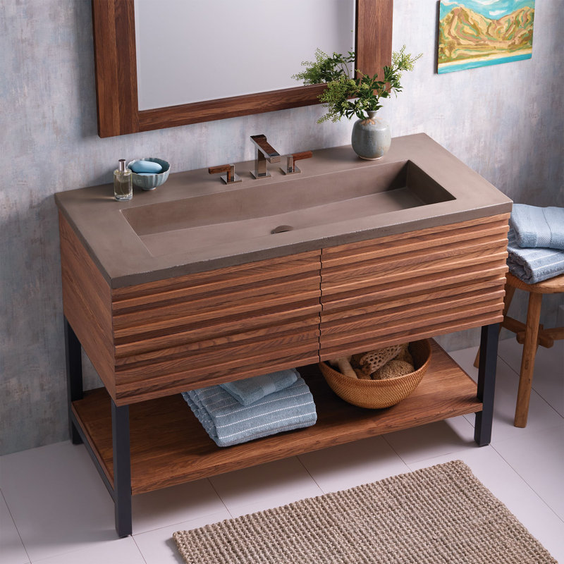 Winemaker 48" Vanity in Cask Oak