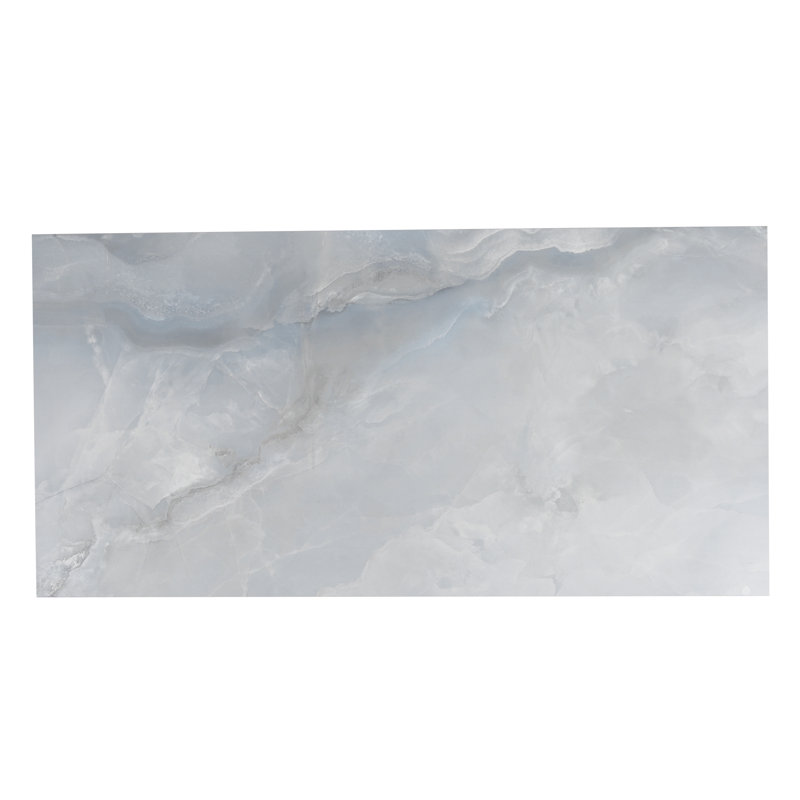 Carreau de sol et de mur en porcelaine aiguisée bleue 24 po x 48 po Splendor Splendor (15,5 pieds carrés / caisse, paquet de 2)