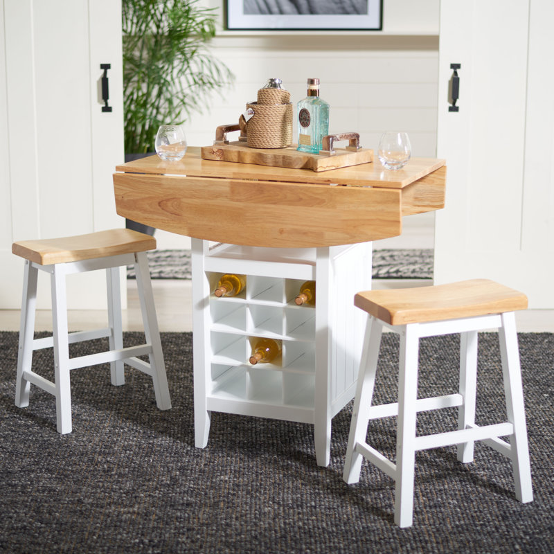 Studebaker 2 - Person Solid Wood Solid Wood Top Four Leg Dining Set