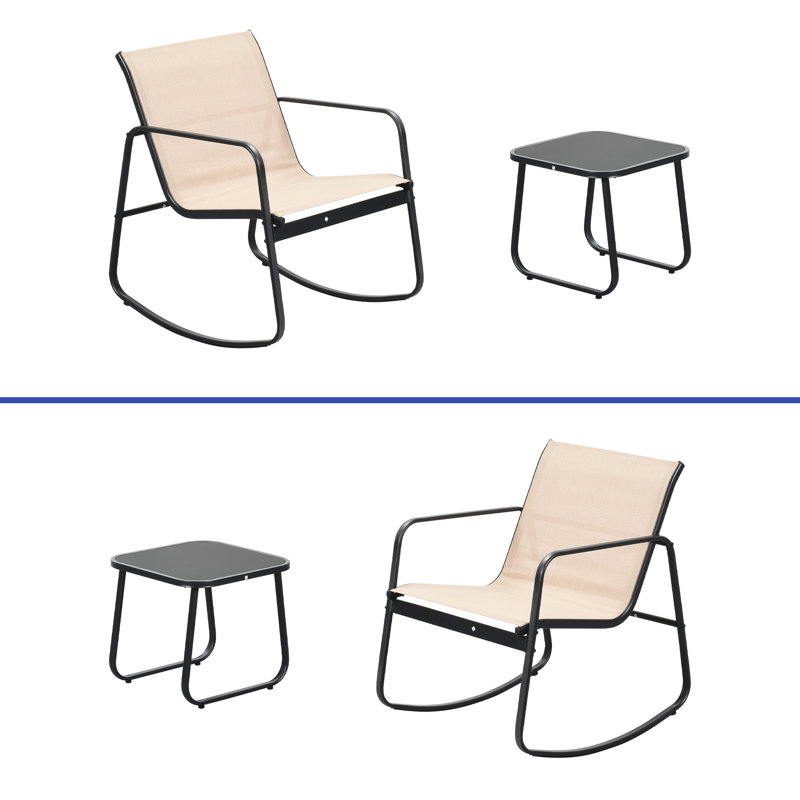 Kyriakoula 2 - Person Patio Conversation Set, Beige