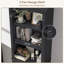Bibliothèque de campagne 70 "avec armoire de rangement