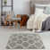Myshaggy Collection Rugs Trellis Design in Grey