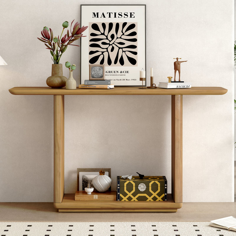 Console Mirod Elegant Minimalist, Brun