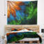 Tapisserie orange et bleue-28504140