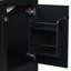 Meuble-lavabo noir 30 po avec lavabo simple-367996452