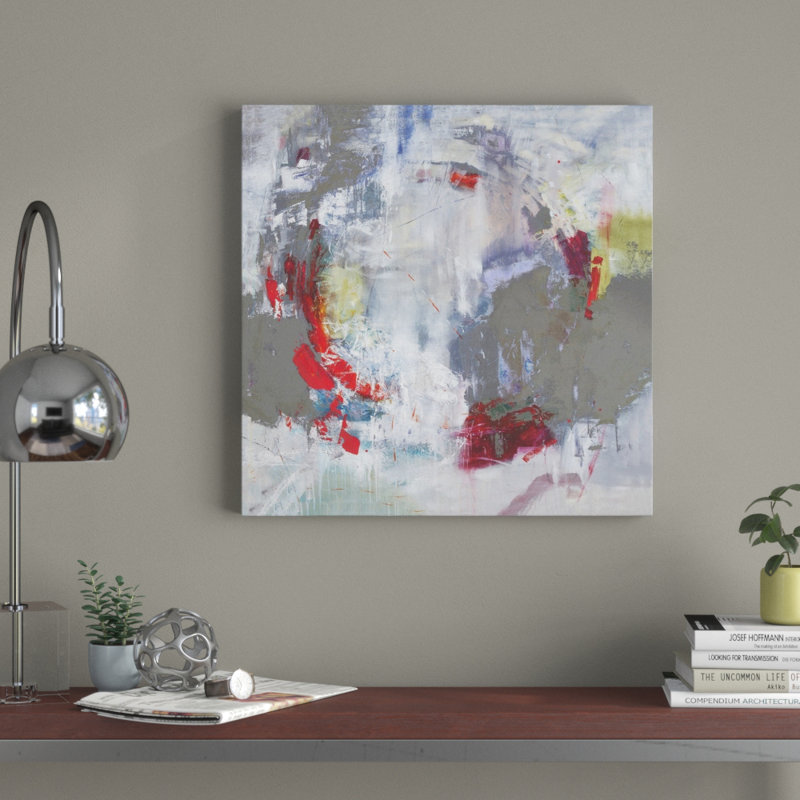 « stepping through ii », peinture sur toile, H 20 po x l 20 po x P 1,25 po, Toile tendue