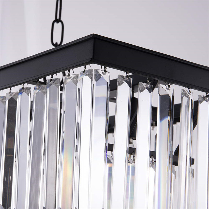Alexandrew 9 - Light Kitchen Island Pendant, Black