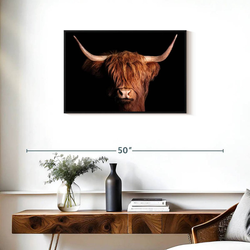 Brampt Highland Scottish Cow, H 21 po x l 31 po
