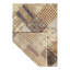 Patchwork Area Rug in Brown