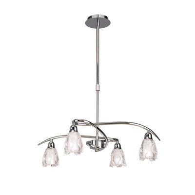Champlon 4 - Light Shaded LED Chandelier