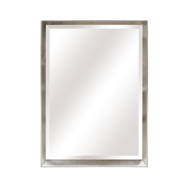 Kayal Wood Flat Wall Mirror
