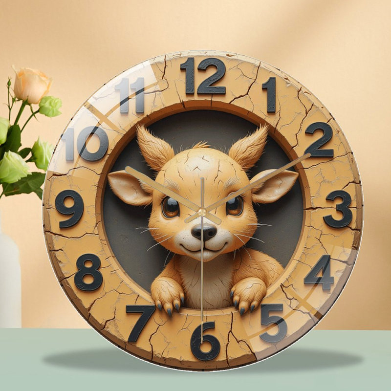 Horloge murale mignonne 12 po
