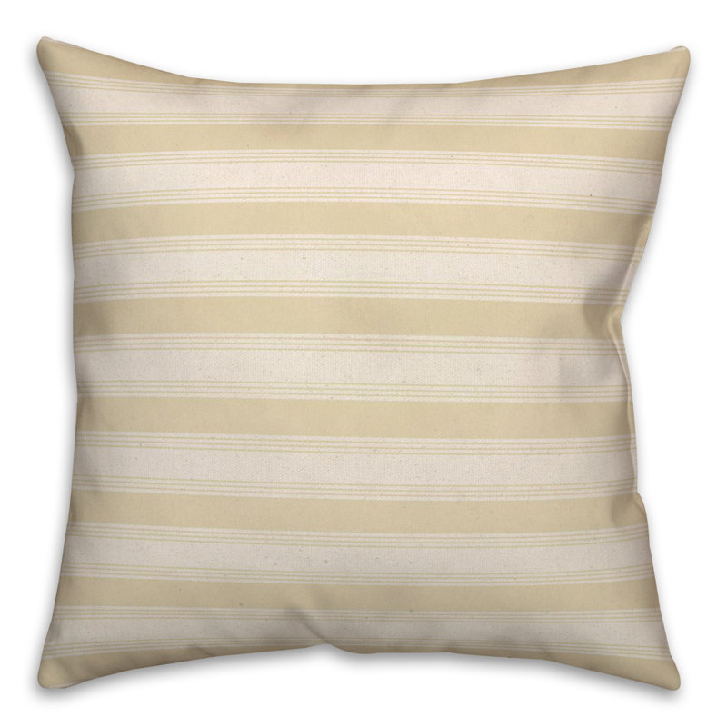 Polyester/Polyester Blend Throw Square Pillow Cover & Insert, Yellow