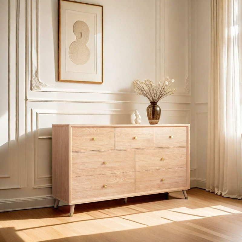 Modern Simple And Practical Accent Cabinet, Burlywood