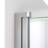  DreamLine Aqua-Q Swing 40 inch W x 72 inch H Frameless Swing Shower Door in Brushed Nickel-121281239-121281237