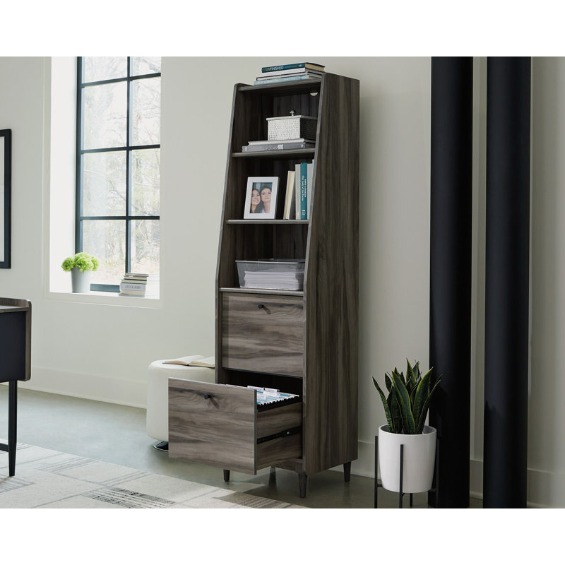 Jino Storage Bookcase, Gray
