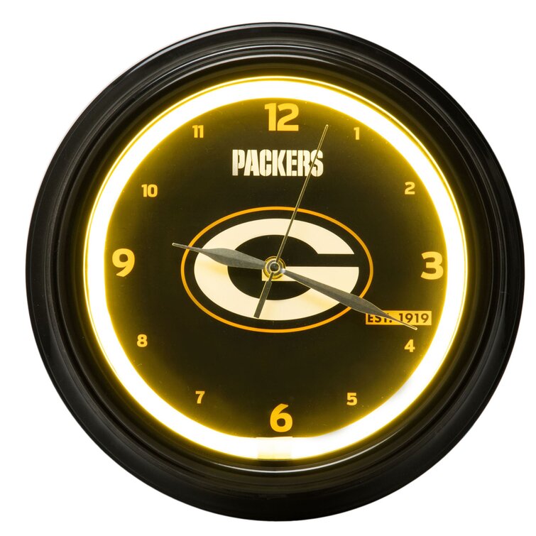 Green Bay Packers Wall Clock Green Bay Packers Gift Packers 