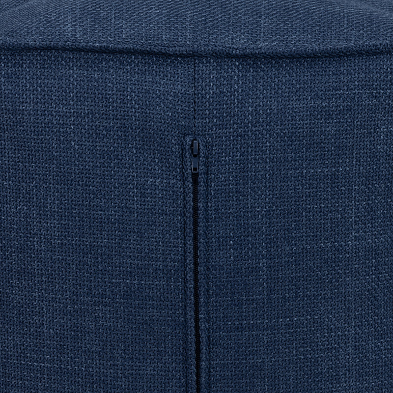 Repose-pieds multi-fonctionnel pour pouf d'intérieur - idéal pour se prélasser et s'asseoir, Bleu