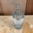 Celestia Frosted Glass Soap Dispenser Elegant Bathroom Accessories for Modern Home or or Christmas Decor