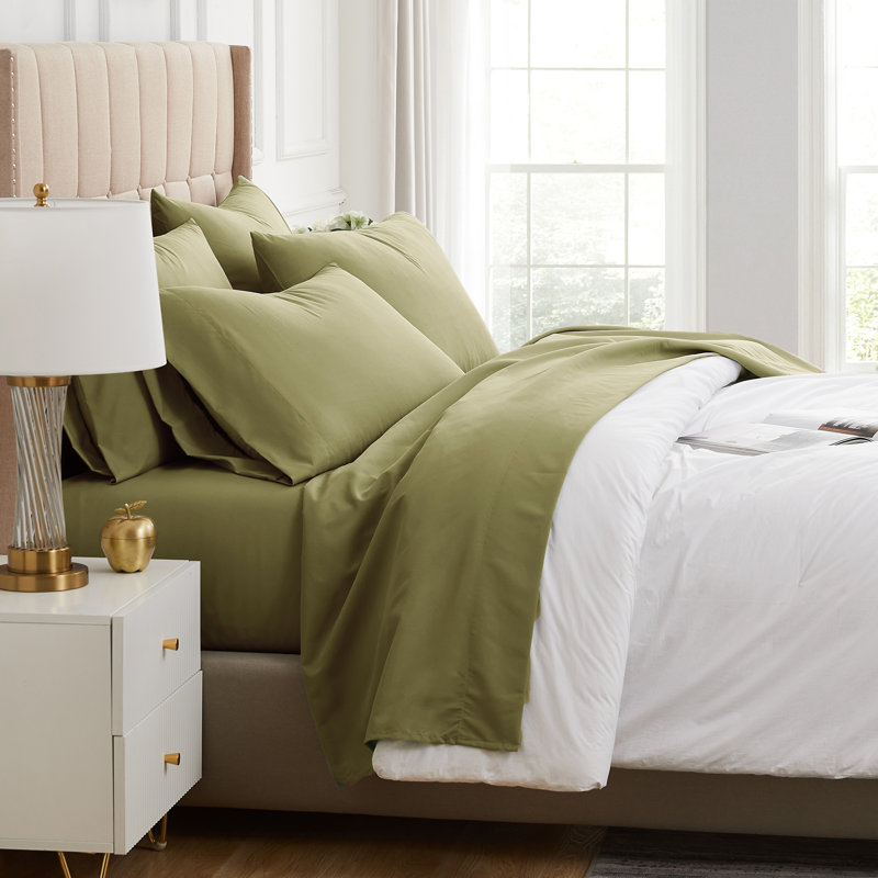 Vilano Springs Extra Deep Pocket Sheet Set, 6-Piece Ultra Soft Microfiber Sheets and Pillow Cases, Wrinkle Resistant, Easy Care