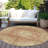 Naraxa Orange Washable Indoor-Outdoor Rug - -798099806
