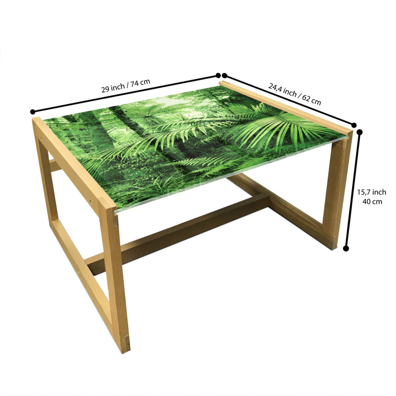 Jahanahn Sled Coffee Table, 62cm H x 74cm W x 40cm D