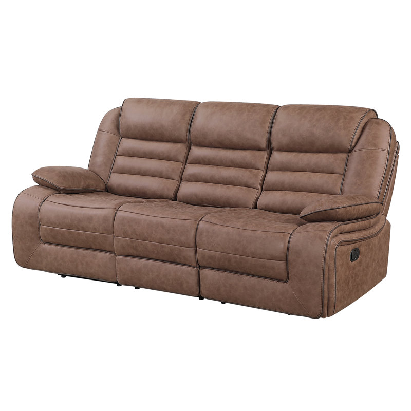 LUCIUS BROWN RECLINING SOFA
