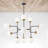 Northampton 12 - Light Dimmable Sputnik Modern Linear Chandelier