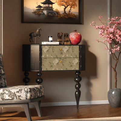 Armoire décorative en pin avec tiroirs