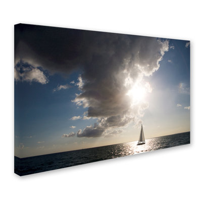 Ann «Sail Boat», reproduction de photo sur toile tendue Ann