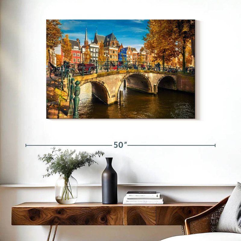 Pont Sirci à Amsterdam, H 26 po x l 39 po