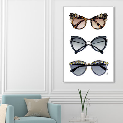 " Doll Memories - Sunny Shades Sunglasses " Acrylic Painting