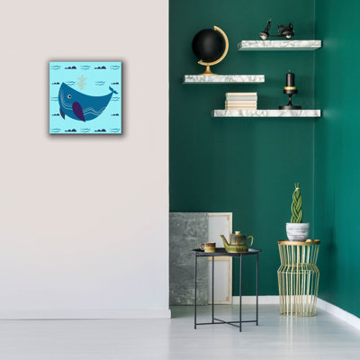 «Cute Whale 2» par Epic Portfolio, art mural sur toile
