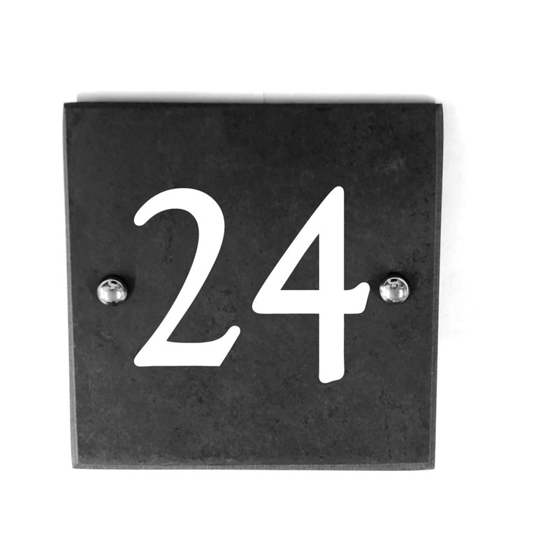Harth 15cm H Slate House Number