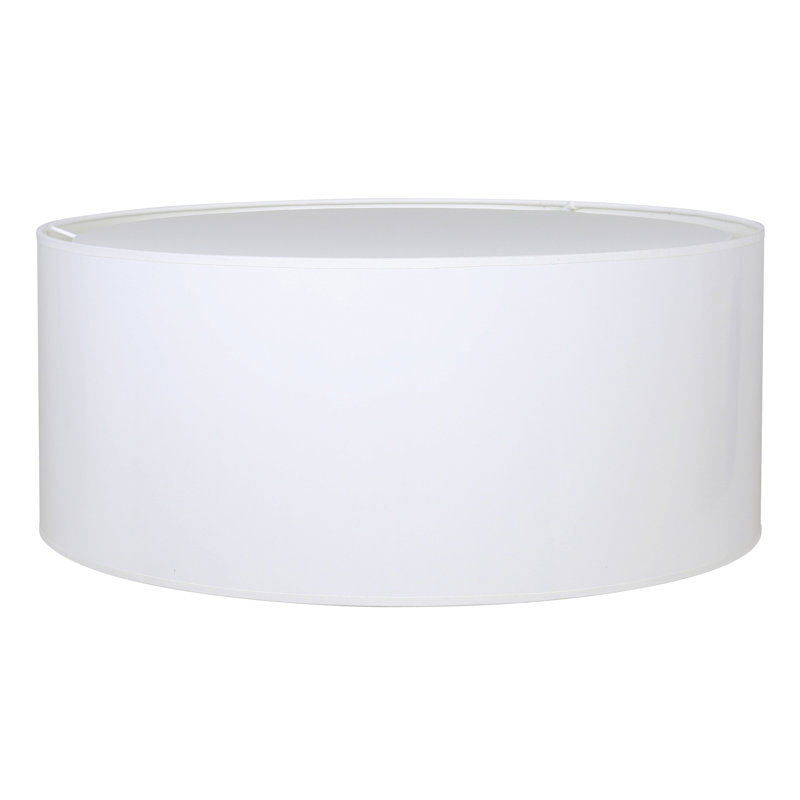 Drum Lamp Shade ( Screw On ), 22.5cm H x 50cm W x 50cm D, White