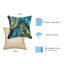 Coussin décoratif carré intérieur / extérieur Marina Palm-1876884879