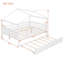 Lit de maison en bois avec lit gigogne simple-1103066556-1103066555