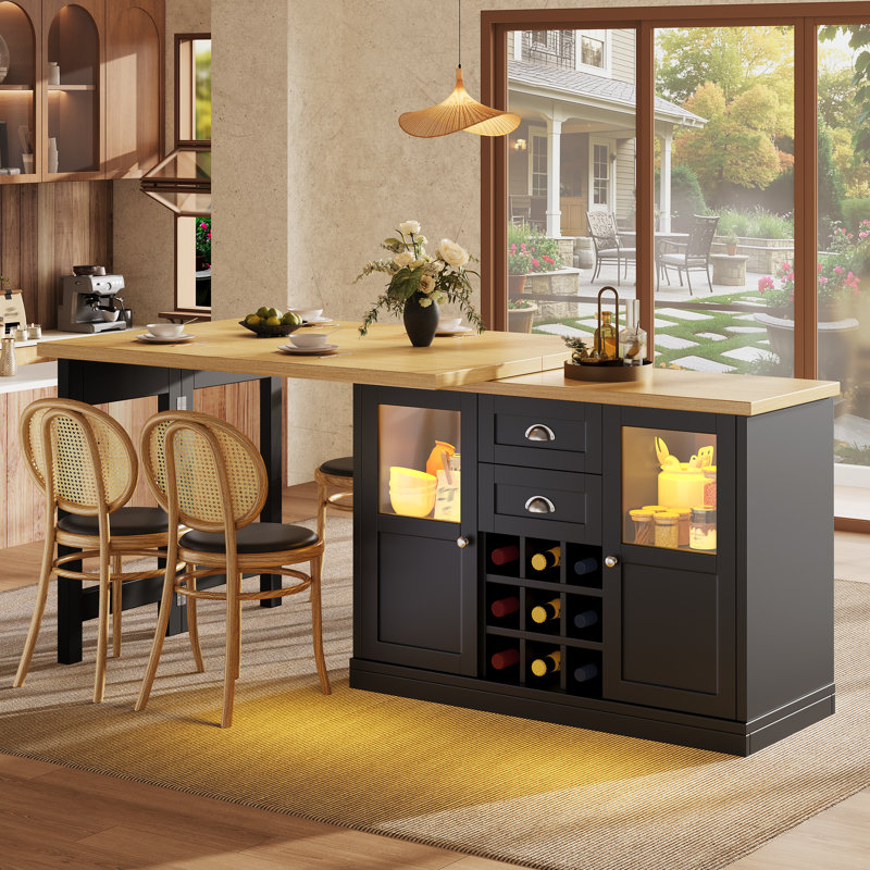 Kitchen Island, Black