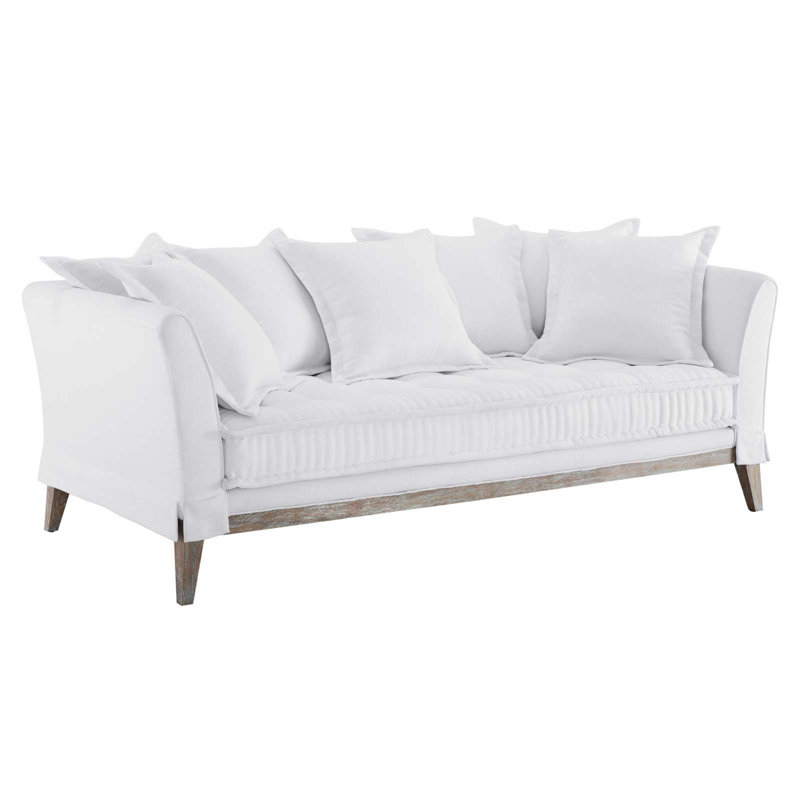 Canapés Modway Rowan, 100 % polyester blanc