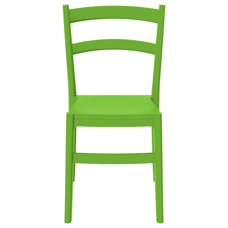 Jantzen 18'' H Stacking Side Chair, Tropical Green