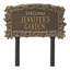 Enseigne de jardin personnalisée ivy treillis welcome-39821304