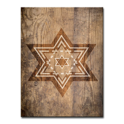 « star of david ix », reproduction d’impression sur toile tendue