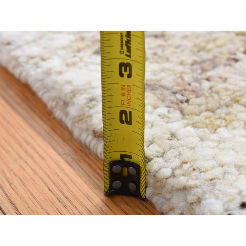Tapis carré en laine 3 pi Zyleah One-of-a-Kind Zyleah