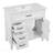 36" Bathroom Vanity With Sink, Bathroom Cabinet With Drawers, Solid Frame And Mdf Board, One Package, White-200202889